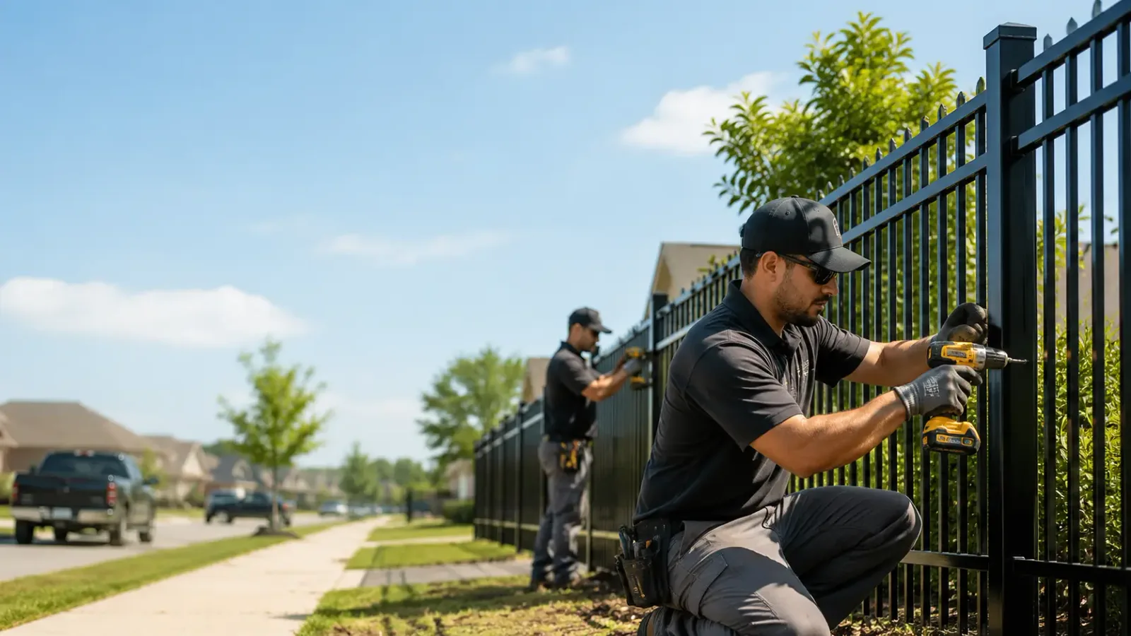 Metal Fence Installation in Hunt Valley, MD